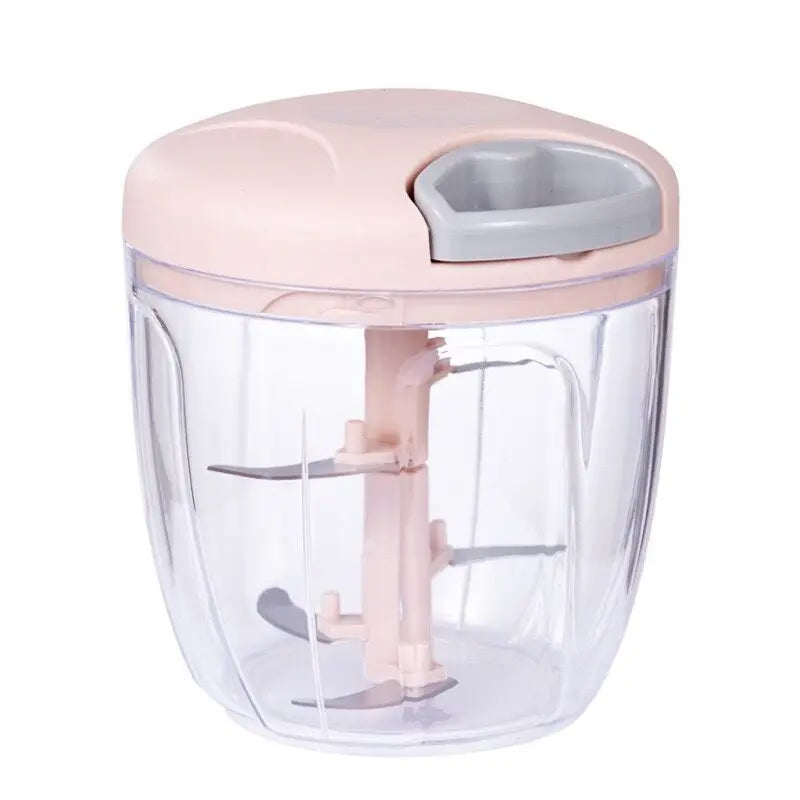 500/900ML Garlic Chopper Manual Garlic Press Food Vegetables Cutter Meat Grinders Kitchen Gadgets Hand Mincer Garlic Masher