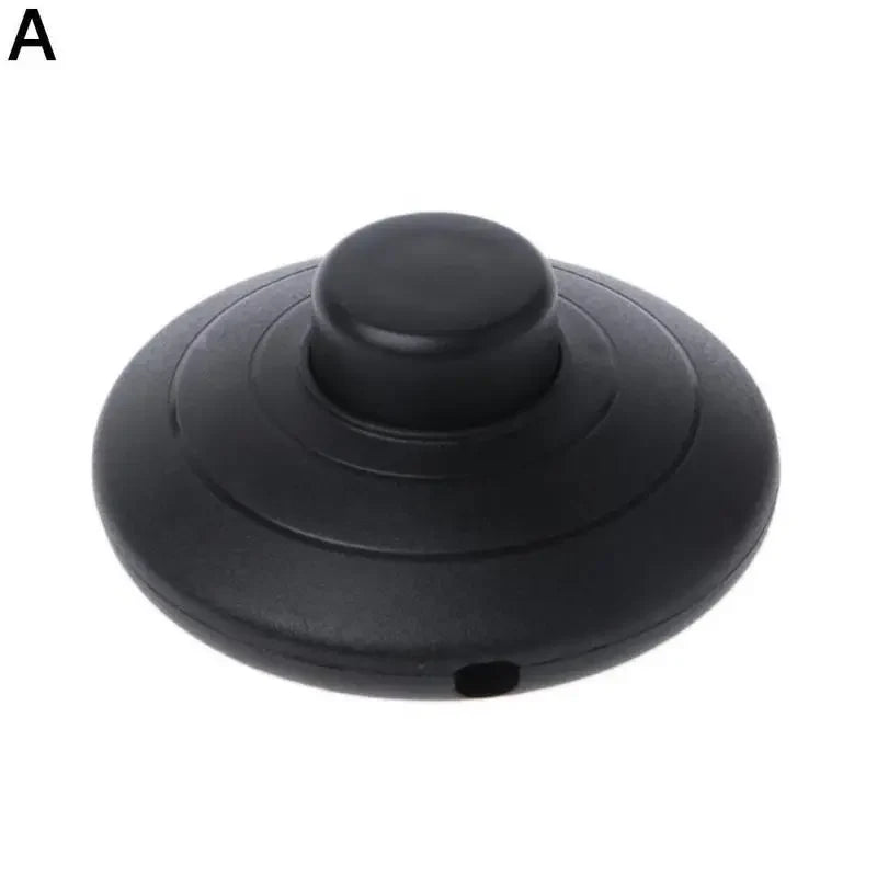 1pcs Transparent White Black Floor Lamp Table Light Locked Foot ON OFF Halfway Round Reset Push Button Online