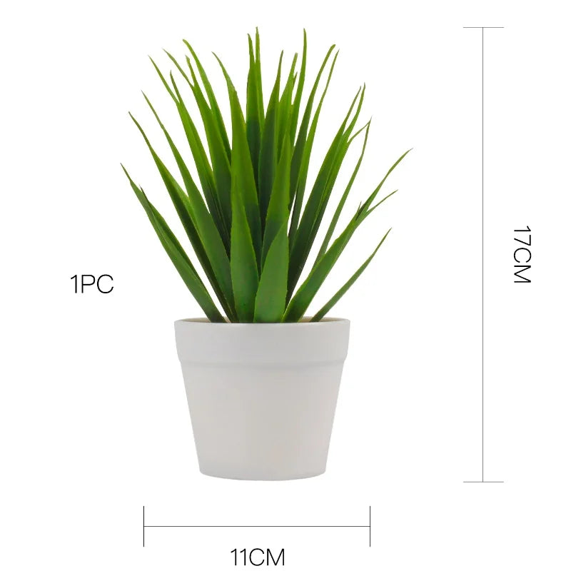 1PC Simulation Home Decoration Plant Potted Plants, Business Office Desktop Foyer Garden Courtyard Placement