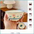 Korean Style Vegetable Plate Househole Underglaze Colored Ceramic Fruit Plate Fish Dish Vinger Dish Kitchen Tableware Set