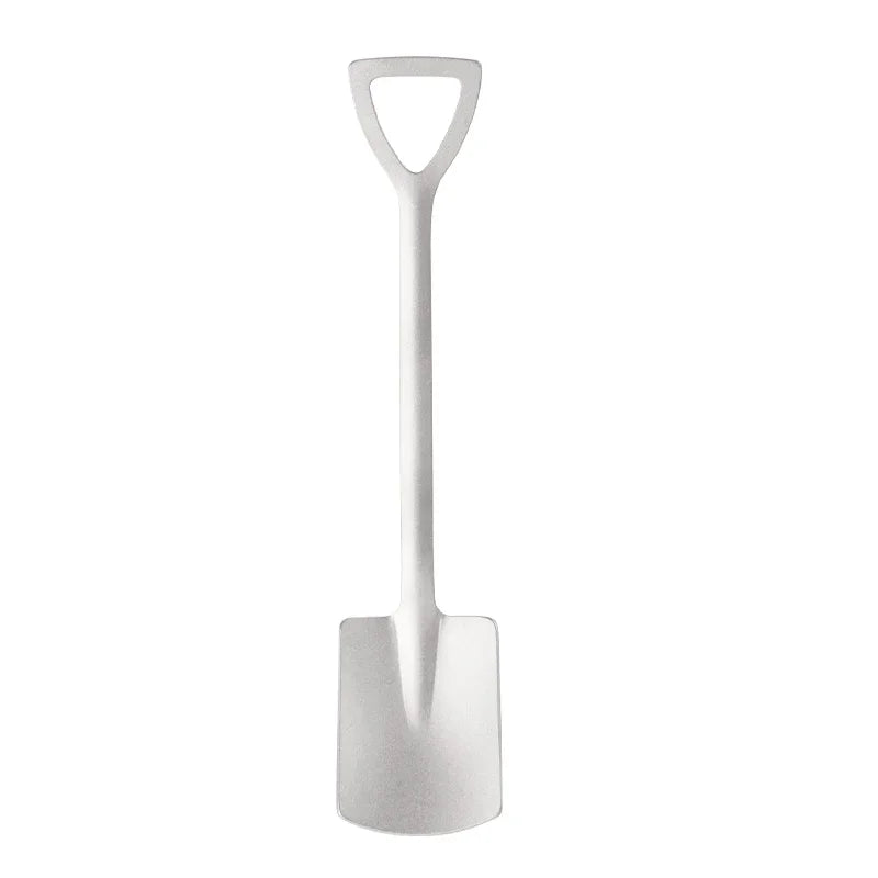 EDC Titanium Portable Shovel Shape Spoon Food Soup Watermelon Lightweight Spoon Outdoor Camping Tableware