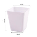 10PC Mini Flower Pots Colourful Plastic Plant grow Pot nursery cup planters for succulents Decor Desktop Container Garden tools