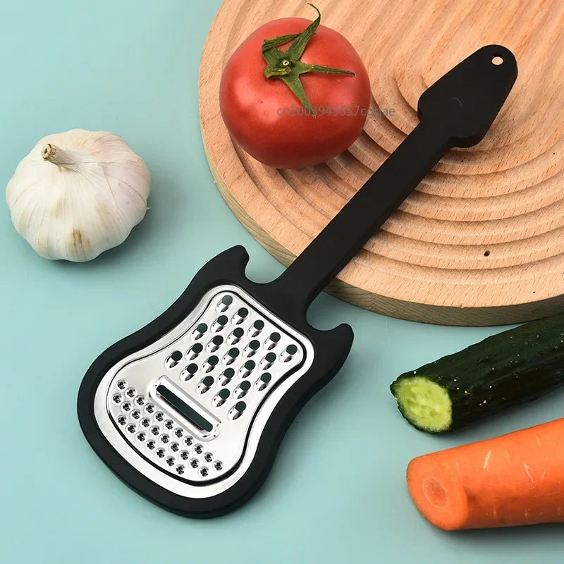 Multi Functional Stainless Steel Guitar Shaped Melon Planer Fruit Peeler Creative Home Potato Peeler Kitchen Tool  Home Gadgets