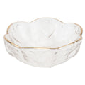 1Pcs Glass Salad Bowl Clear Transparent Decorative Food Serving Bowl Party Household Kitchen Tableware Fruit Dessert Container