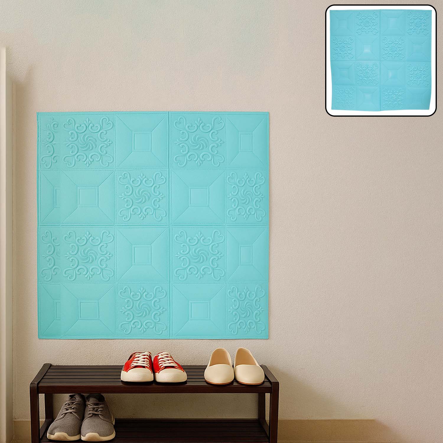 Wallpaper 3d Foam Wallpaper Sticker Panels (70 X 70 Cm  1 Pc)