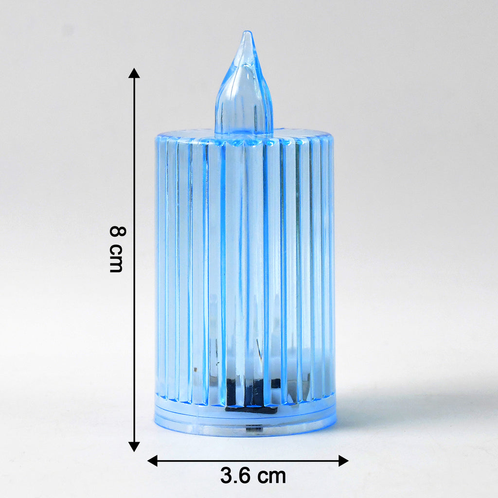 Decorative Flameless Electronic Led Candle Light Set (8 Pc)