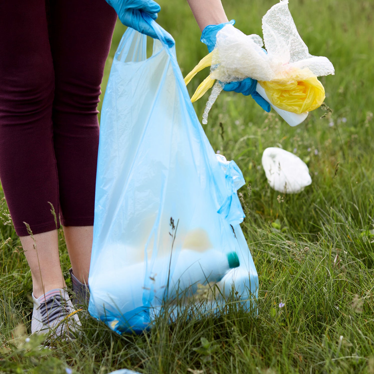 Heavy Strength Disposable Garbage Bags Roll (30bag 45x60 Cm)