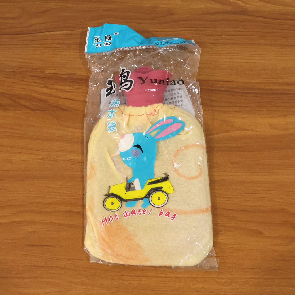 Reusable Hot Water Bag With Soft Fabric Cover (1 Pc)