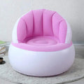 Kids Inflatable Sofa Chair With Backrest  Foot Air Pump With Hose (1 Set  85x74 Cm Approx)