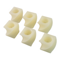 Set Of 6 Led Flameless Decorative Candles  Square Shape Tealight Lamps