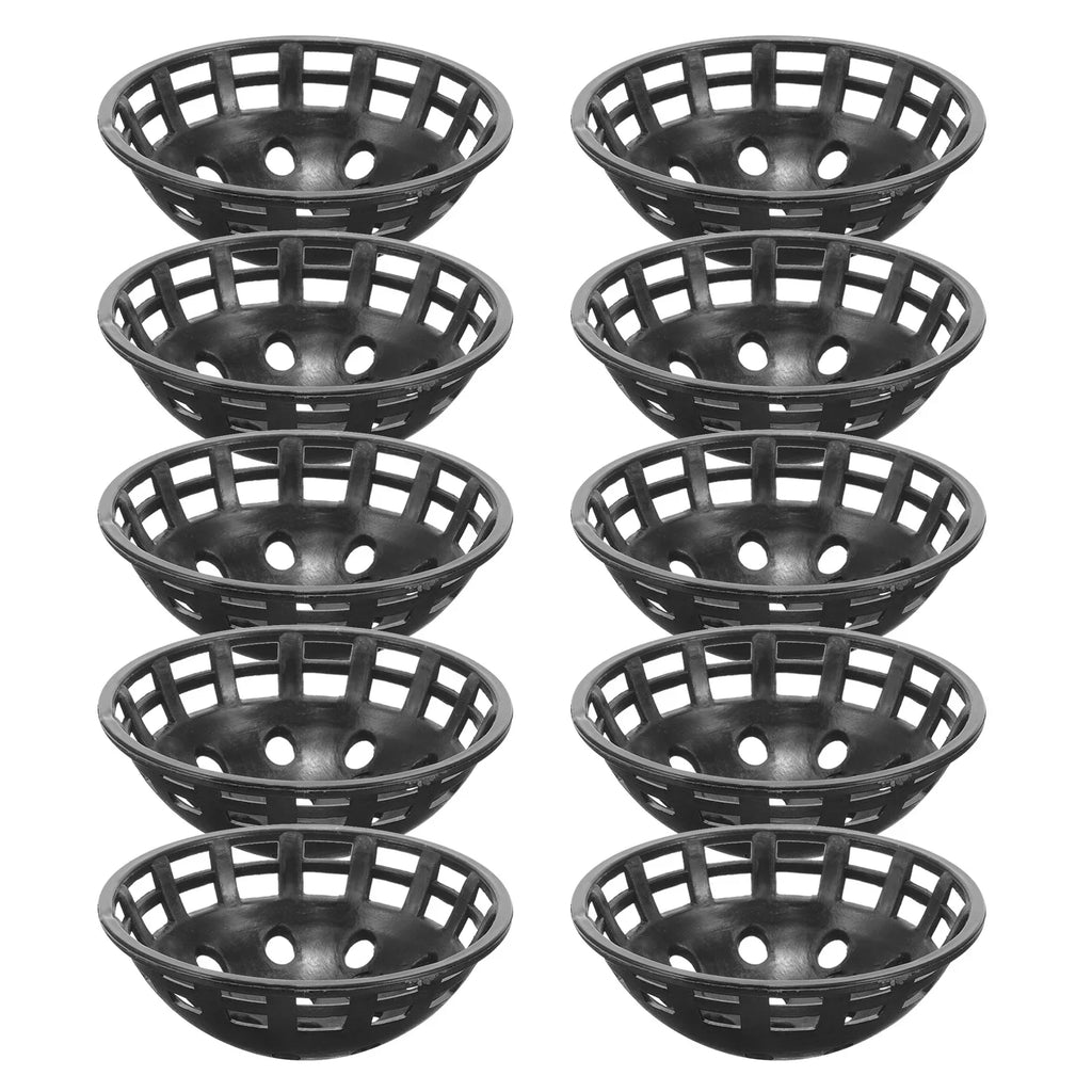 10pcs Planter Hole Mesh Mat Breathable Drainage Gasket For Flower Pot Bottom Prevent Soil Leakage Plastic Mesh Pad Garden Plant