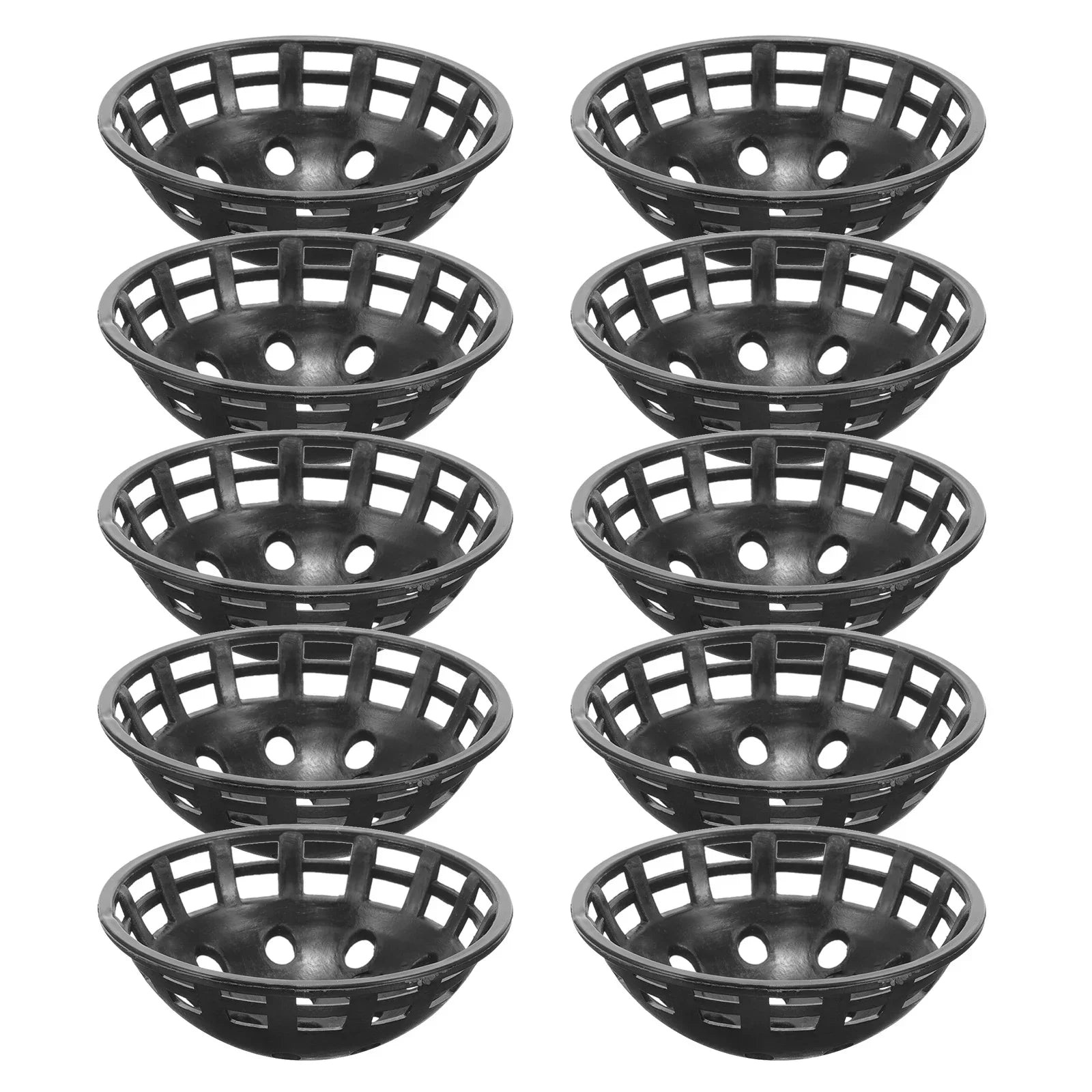 10pcs Planter Hole Mesh Mat Breathable Drainage Gasket For Flower Pot Bottom Prevent Soil Leakage Plastic Mesh Pad Garden Plant