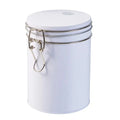 Tinplate Airtight Coffee Canister with Check Valve Large Capacity Beans Storage Container Multifunction Smell Proof