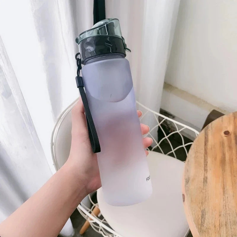 Sports Water Bottles Colorful DIY Personalized Portable Safety Matte PC Plastic 700ML Drinking Cup Birth Gift Customize Logo New