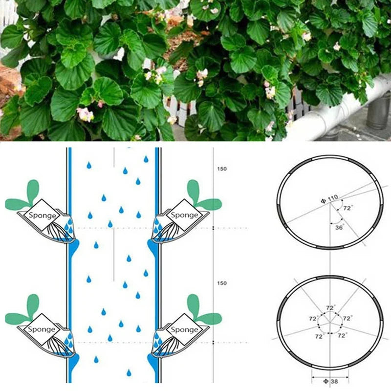AC23-10 Sets Hydroponic Soil-Free Growing System DIY Hydroponic Nursery Garden Kit