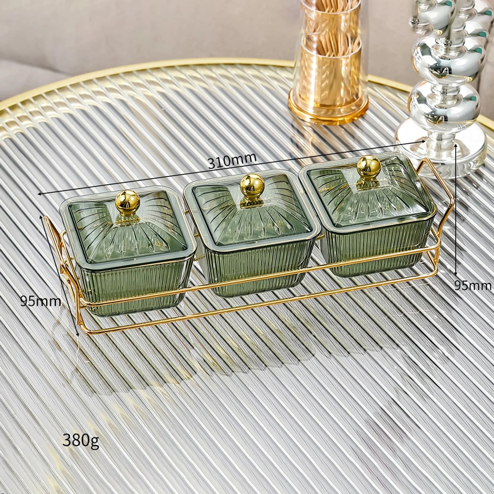 Platsic Caddy Serving Platter Condiment Tray Storage Container Dried Fruit Tray Fruit Snacks Serving Platter for Wedding Kitchen