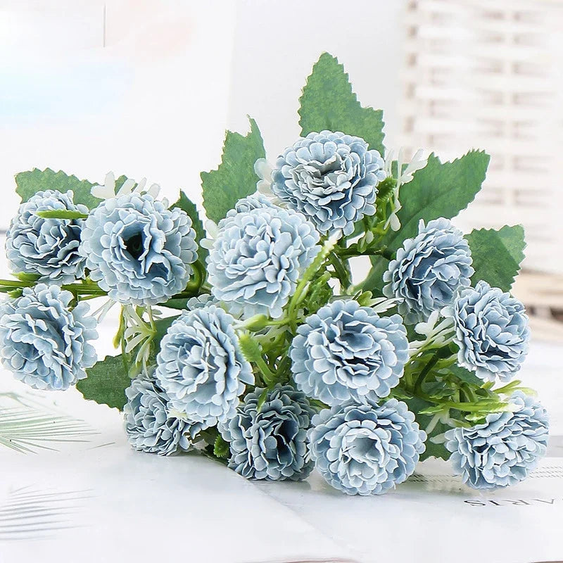Artificial Lilacs Bouquet Wedding Decorative Silk Fake Flowers Auditorium Decoration Simulation Lilac Plant Purple Pink Flower