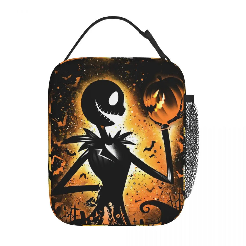 The Nightmare Before Christmas Stuff Insulated Lunch Bags Large Reusable Cooler Bag Tote Lunch Box