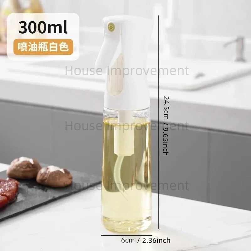 200/300/500ml Oil Sprayer for Cooking BBQ Salad Olive Oil Spray Dispenser Bottle Non-Slip Handle Suitable Kitchen Cooking Baking
