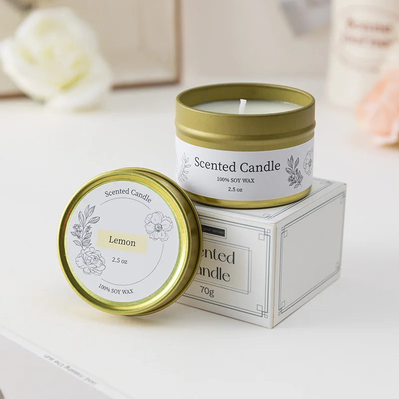 Aromatherapy Candle Jar Candle Smokeless Soy Wax High-end Souvenir Aromatherapy Candle Atmosphere Aromatherapy Ornaments