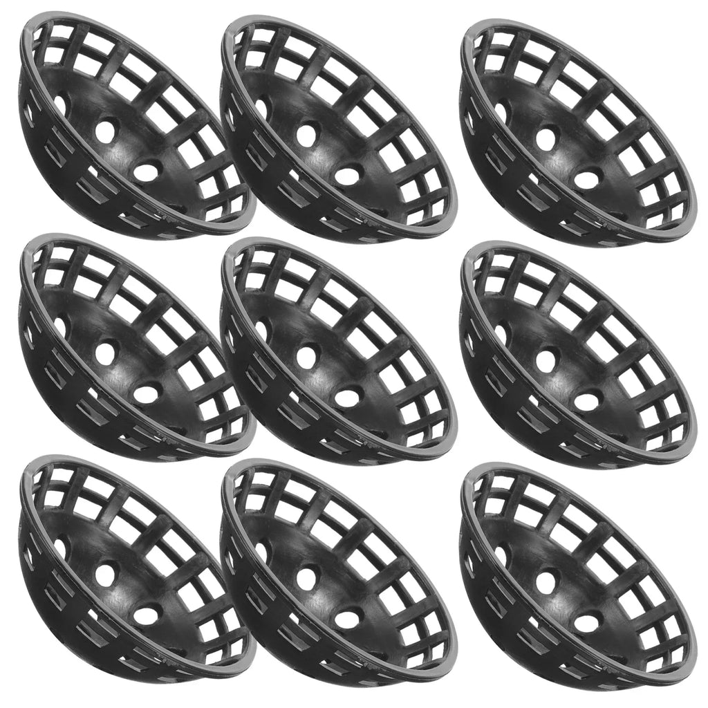 10pcs Planter Hole Mesh Mat Breathable Drainage Gasket For Flower Pot Bottom Prevent Soil Leakage Plastic Mesh Pad Garden Plant