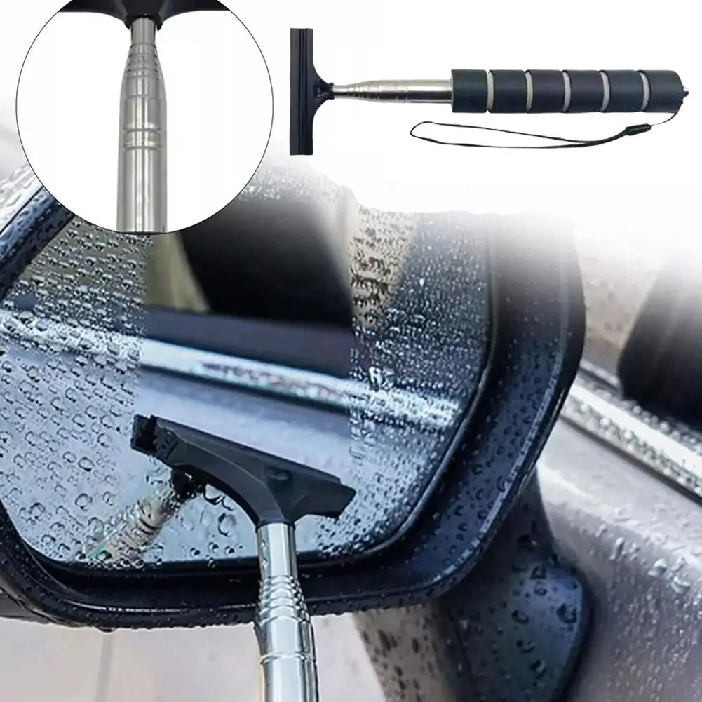 Car Rearview Mirror Wiper Is An Extended Mini Wiper Rainwater Clean Kitchen To Used Tool Bathroom Cleaning Window Y2Z7