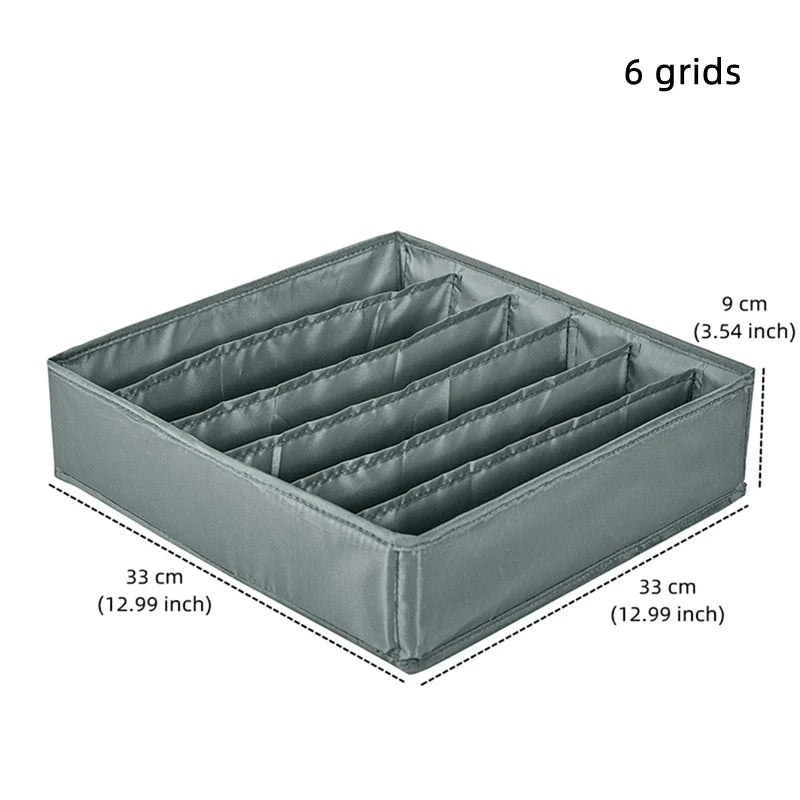 Organizer Socks Storage Box Drawer Organizers Cabinet Wardrobe Clothes Underwear Socks Bra Pants Clothing Bedroom Storage Boxes