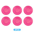 6Pcs Plastic Dinner Plate Dessert Plate Reusable Suitable For Picnic Kitchen Dishwasher Safe Dinner Plate For Home Parties