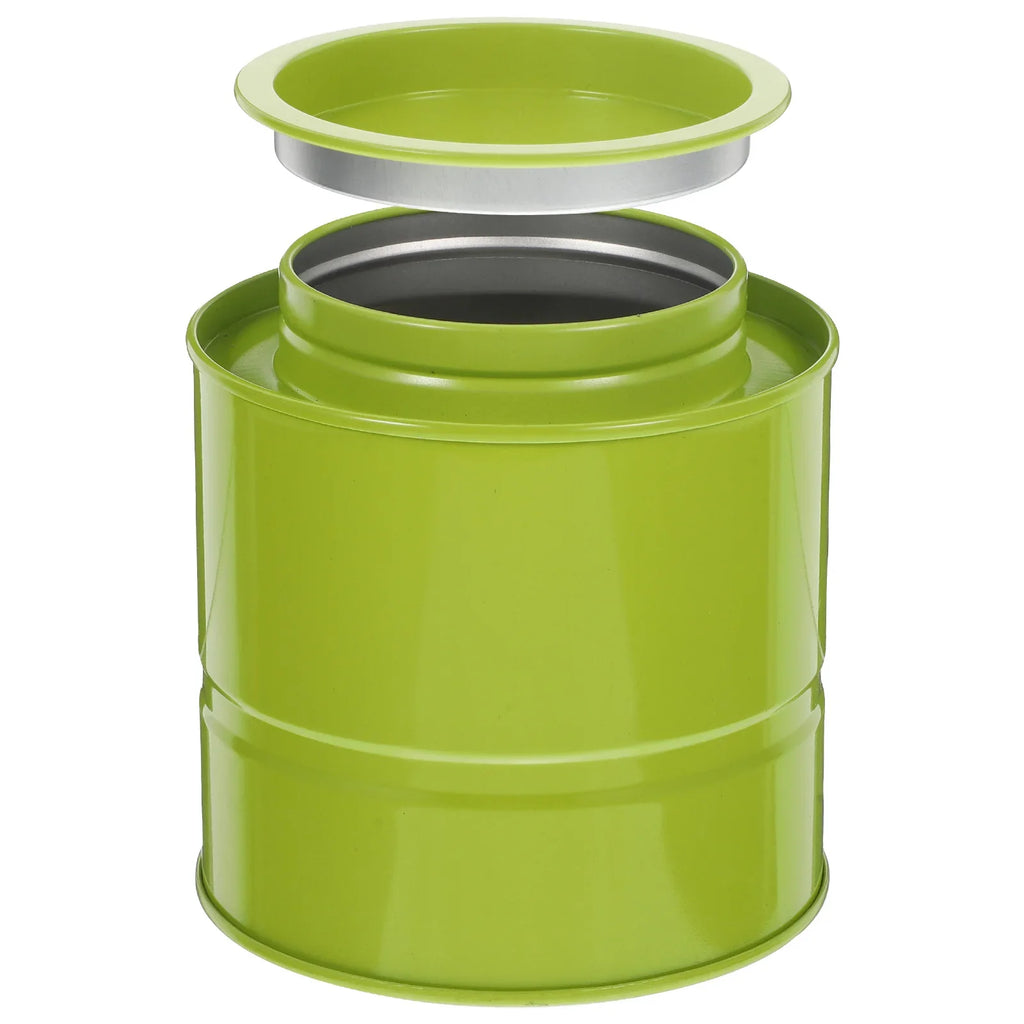 Airtight Coffee Bean Canister Tinplate Storage Jar Sealed Lid Dried Fruit Container Kitchen Canisters Tinplate Jar