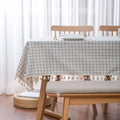 Printed Small Daisy Flower Tablecloth Linen Table Cloth Tasse Lace Rectangular Wedding Banquet Outdoor Home Manteles Table Cover
