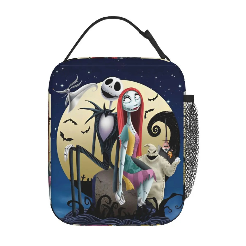 The Nightmare Before Christmas Stuff Insulated Lunch Bags Large Reusable Cooler Bag Tote Lunch Box