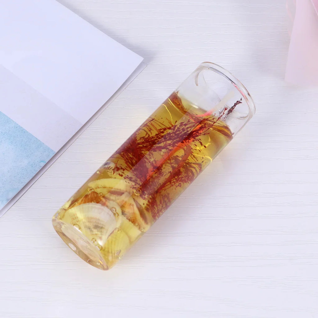 1Pcs High-End Smokeless Candles Unique Scent Translucent Glass Cup for Bedroom Living Room Tea Room Cafe Random Color