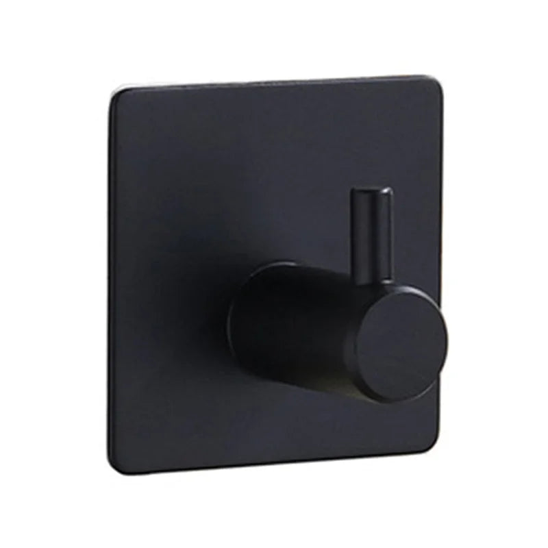 Shower Squeegee Black With Hook Stainless Steel Core Silicone Bathroom Cleaning Window Screen Bath Wiper Cleaner Glass Door