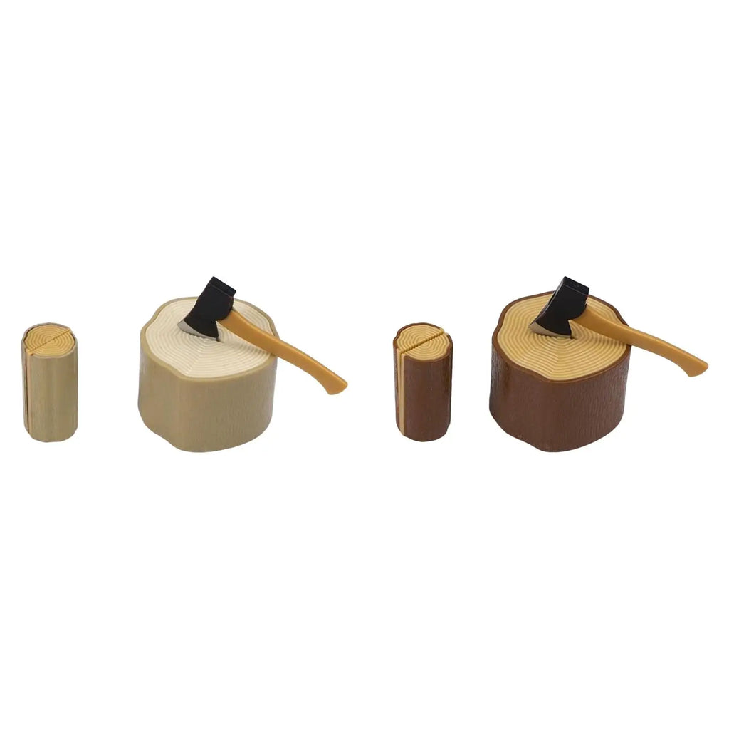 1:12 Axe and Wooden Stake Set Micro Landscape Mixed Model Supplies Mini Garden