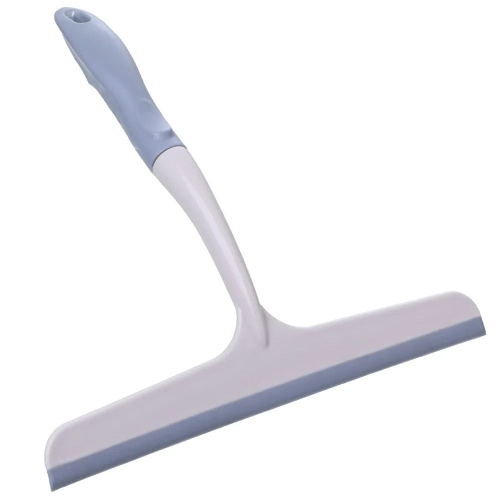 Multifunctional Silicone Wiper Blade Plastic Handle Cleaning Supplies Squeegee Wiper Double-sided Mirror Scraper Bathroom Home