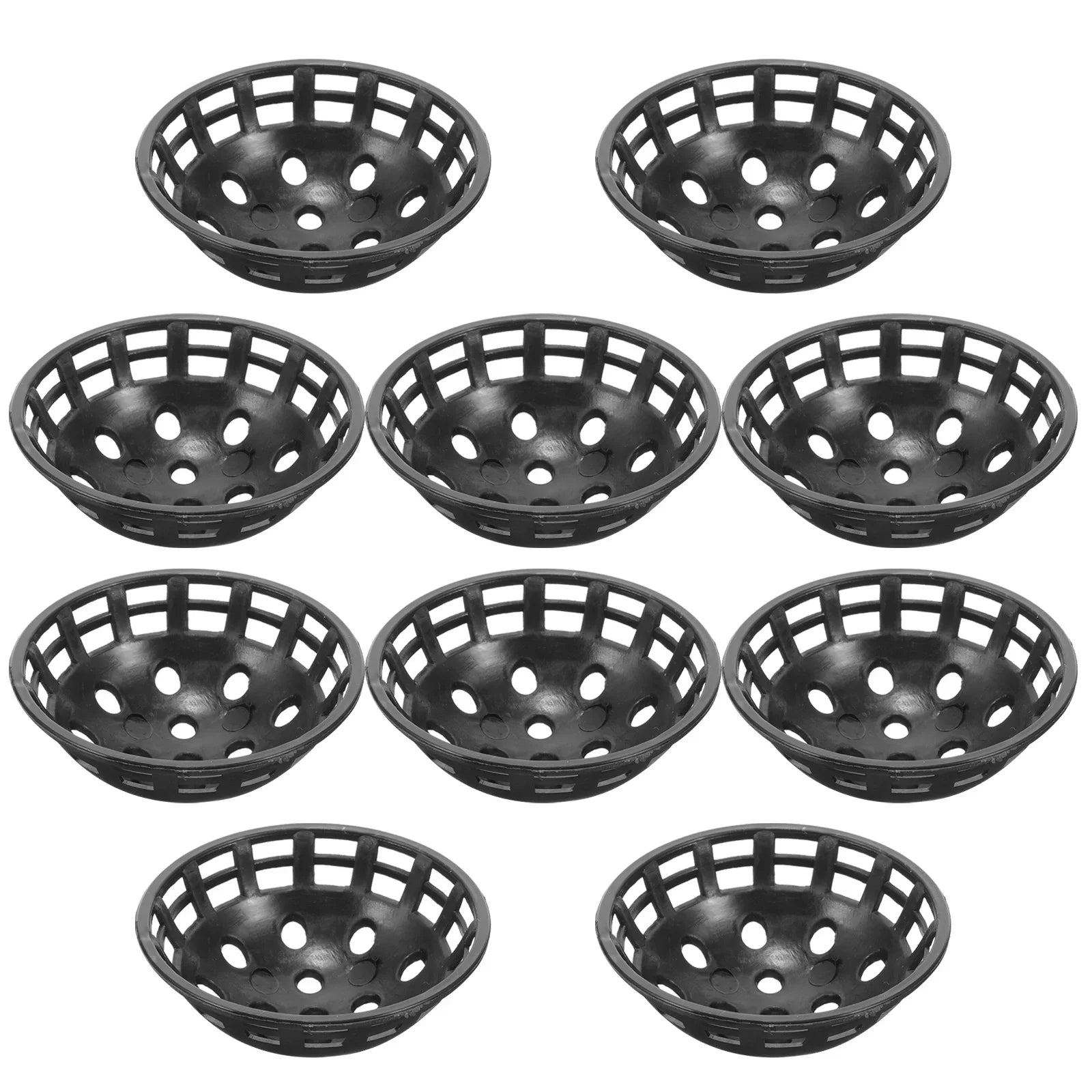 10pcs Planter Hole Mesh Mat Breathable Drainage Gasket For Flower Pot Bottom Prevent Soil Leakage Plastic Mesh Pad Garden Plant
