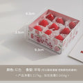 Red Pink Strawberry Scented Candle Gift Box Room Fragrance Ornament Girlfriend Souvenir Photo Props Aromatherapy Candles
