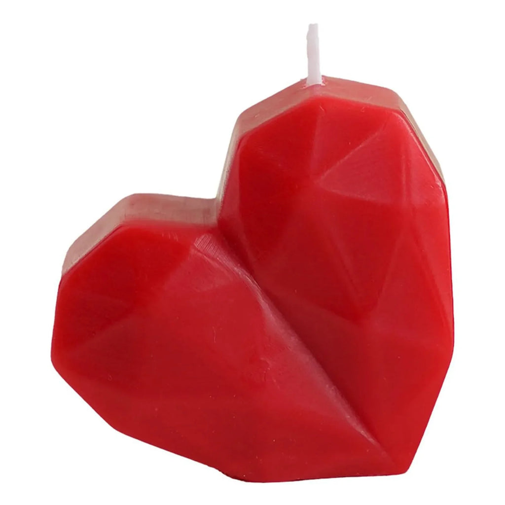 Love Aromatherapy Candle Valentine's Day Wedding Gift Heart Shaped Handmade Atmosphere 3D Design Geometric Texture Shaped Candle
