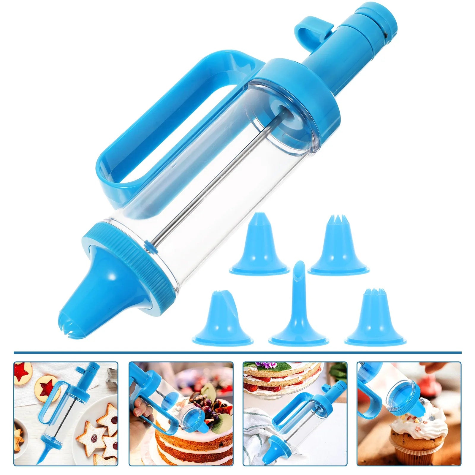 1 Set Cake Piping Kit Baking Tool Multi-Function Cream Nozzles For Cookie Cupcake Decorating Frosting Piping Kitchen Baking