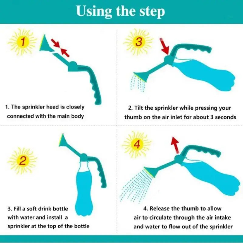 Horticultural Plants Can Be Watered With A Handheld Dual-purpose Water Spray Bottle Watering Device Seedling Irrigation Flower