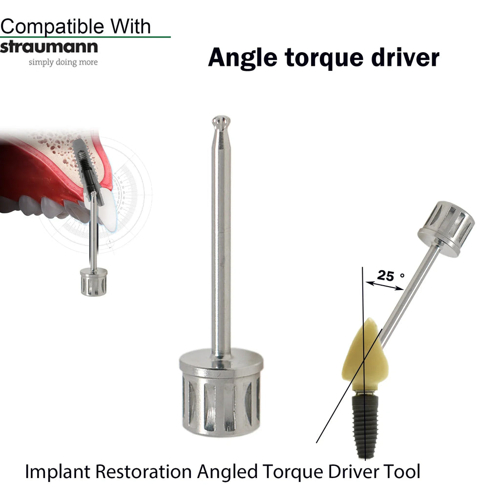 Dental  Implant Abutment Screwdriver Tool 25 Degree Angled For ITI Straumann Implant Tool Restoration