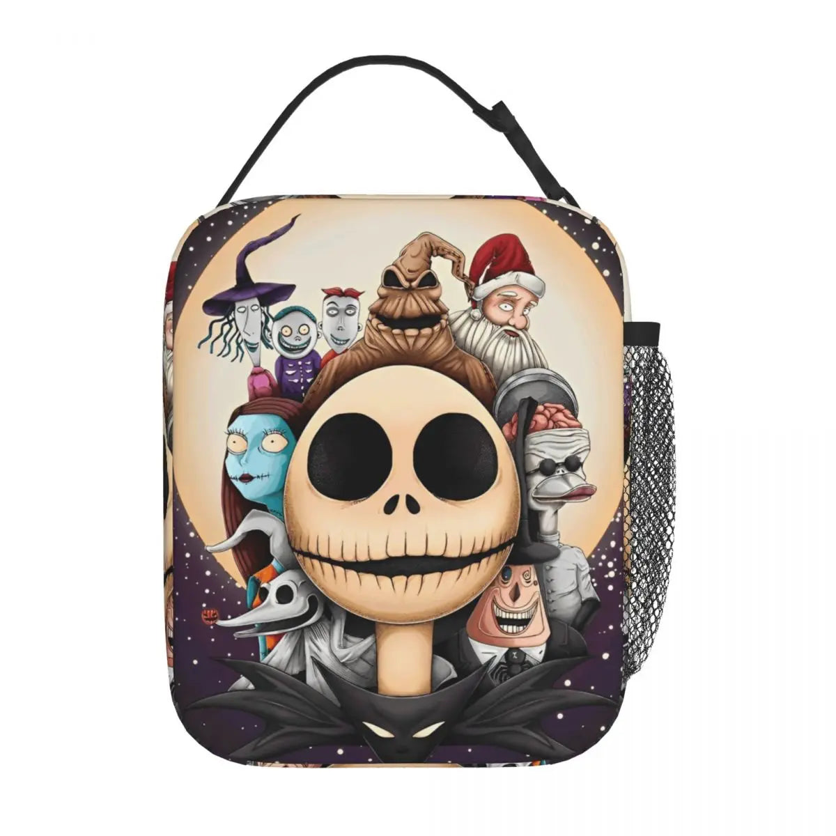 Stay By My Side Insulated Lunch Bag Portable The Nightmare Before Christmas Meal Container Cooler Bag Tote Lunch Box  Travel