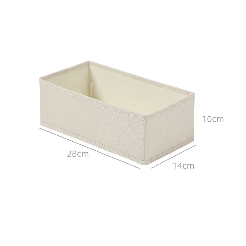 Clothes Organizer Storage Box Underwear Bra Socks Cabinet Drawer Organizer T-Shirt Storage Basket Wardrobe Storage Organizers