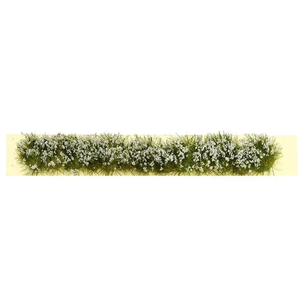 Simulation Miniature Flowers Grass Tufts Model For HO Train Railway Building Garden Scene Decoration Materials Diorama Kits