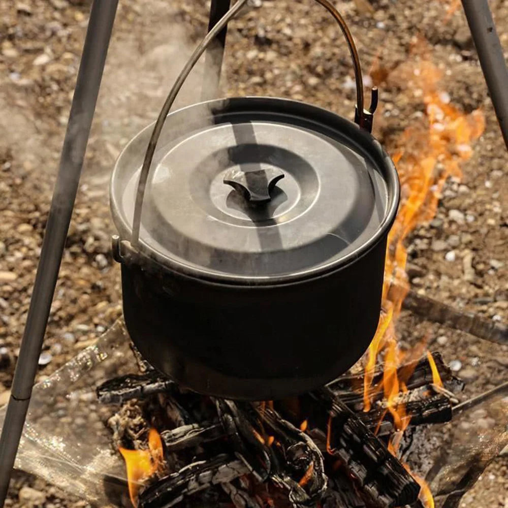 Portable Fire Pit for Camping BBQ Outdoor Steel Mesh  Grill Quick Assembly Durable Lightweight Travel Picnic Camping Net