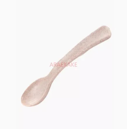 Children's wheat straw, healthy and environmentally friendly feeding soup, rice spoon, single pack, toddler and baby training