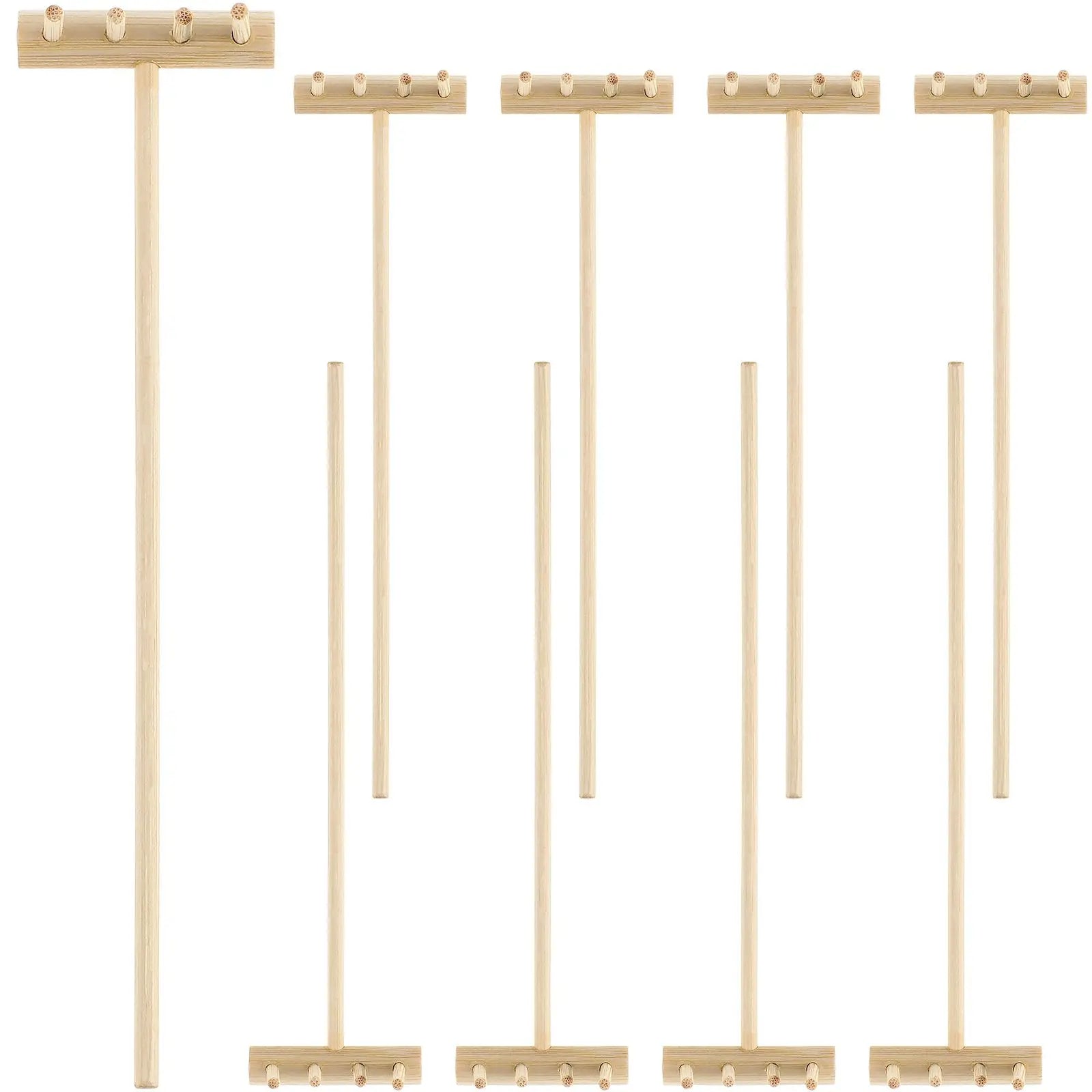8 pcs Mini Zen Rake Bamboo Garden Tools Sand Table Decor Home Desk Toy Gift Handicraft Sewing Supplies Tea Set
