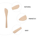 20Pcs Wooden Dumpling Filling Spoons Natural Eco-Friendly Kitchen Tools Dough Cutter Butter Jam Spreader Mask Applicator