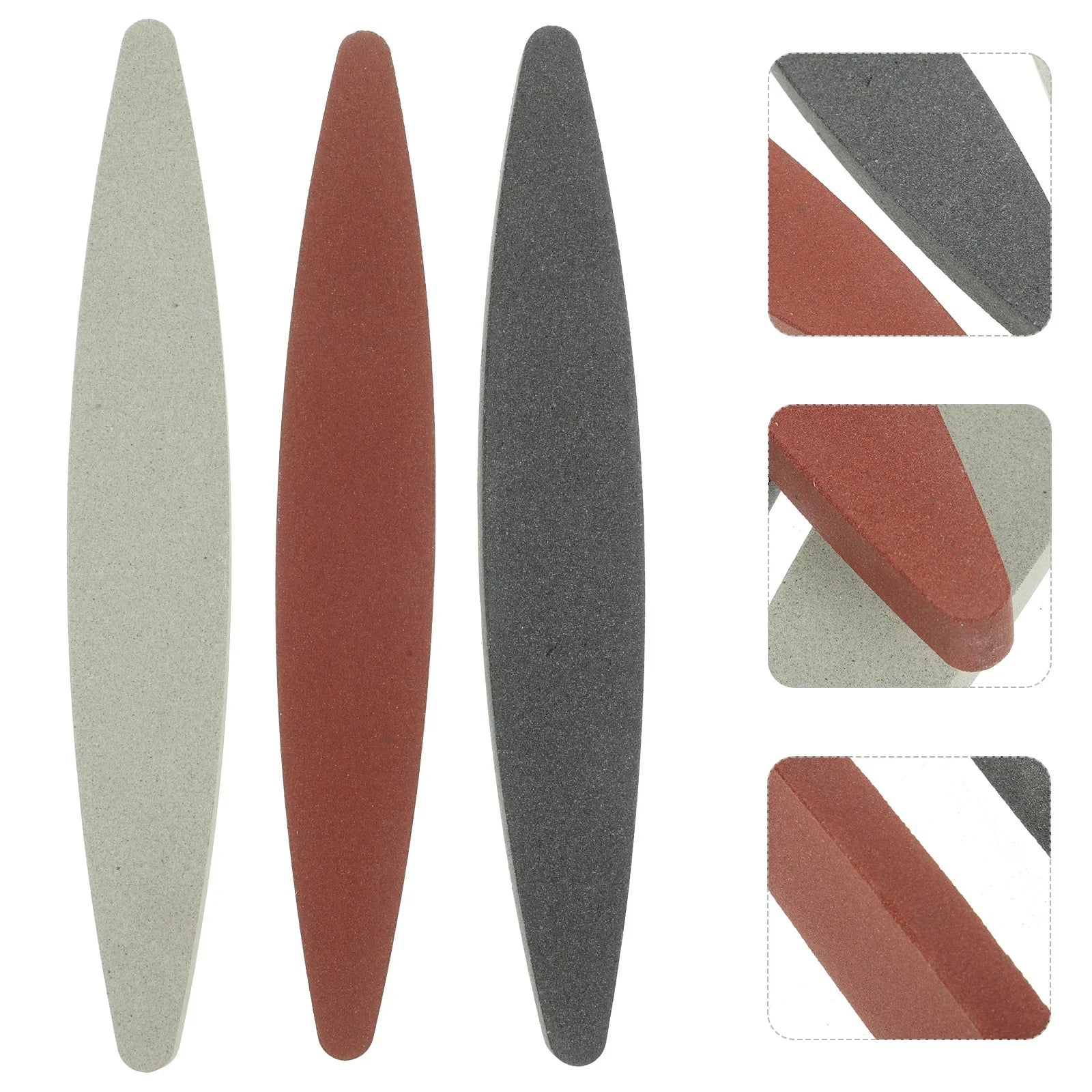 3Pcs Sharpener Whetstone Multi-Functional Cutter Sharpener for Kitchen Scissors Chef Cutlery Household Tool Polishing Stones