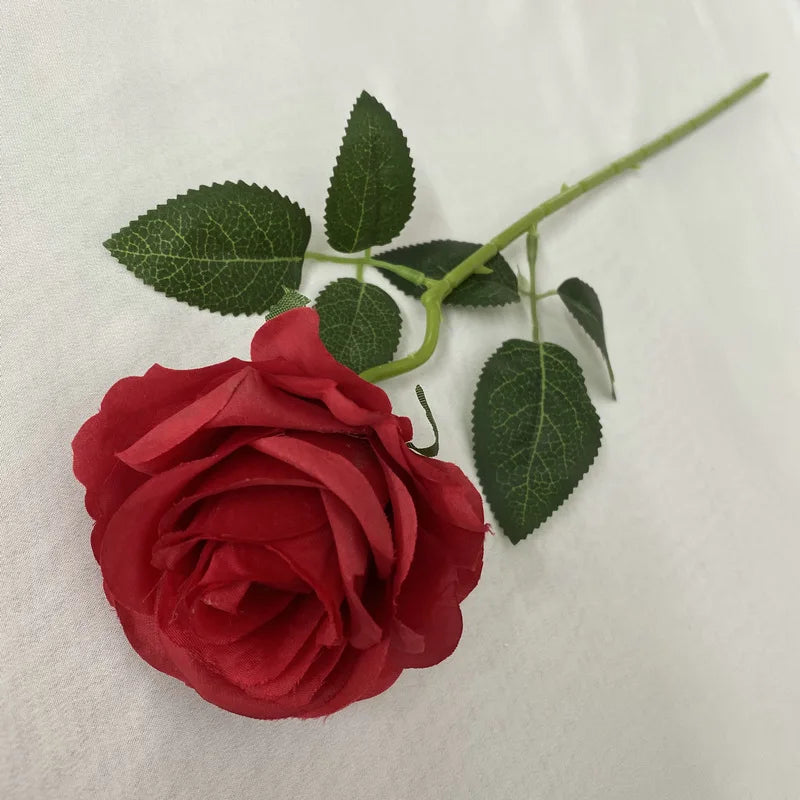 Red Series Artificial Flowers Peonies Roses Wedding Arch Holiday Party Decoration Fake Flower Simulation Rose Plant Floral